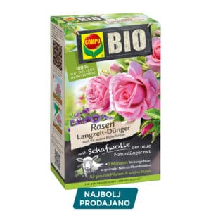 Gnojilo za vrtnice COMPO BIO (750g, dolgotrajni učinek)