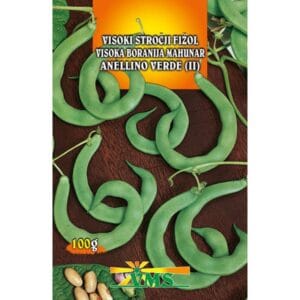 Seme Fižol Anellino Verde, VMS (visok, stročji)